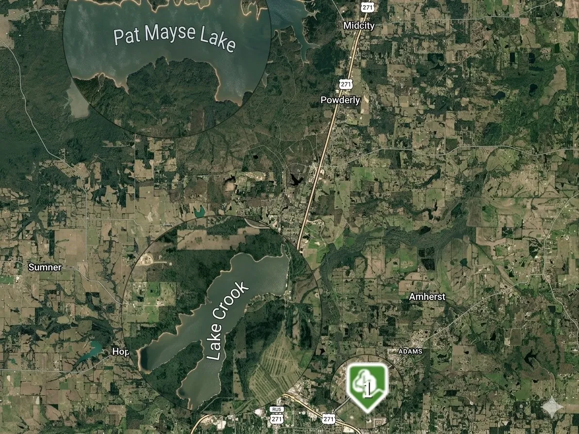 Geographic Information System (GIS) Map. Illustrating the property's location relative to regional landmarks and infrastructure