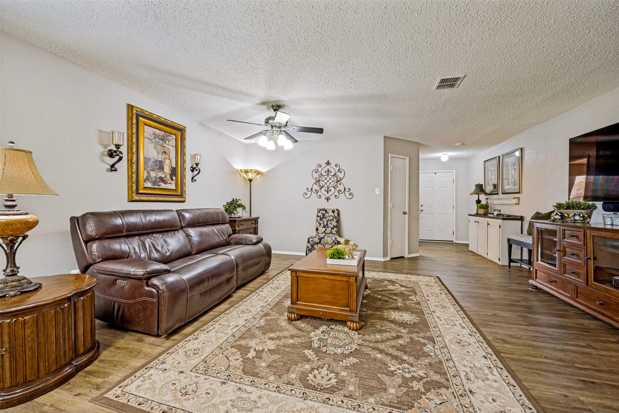 A view of the Formal Living Area from the Dining Area.