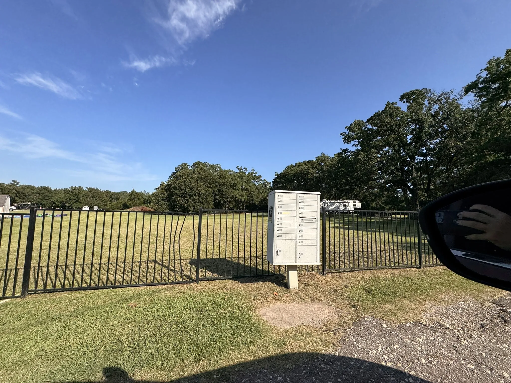 Community mailbox and gated entry
