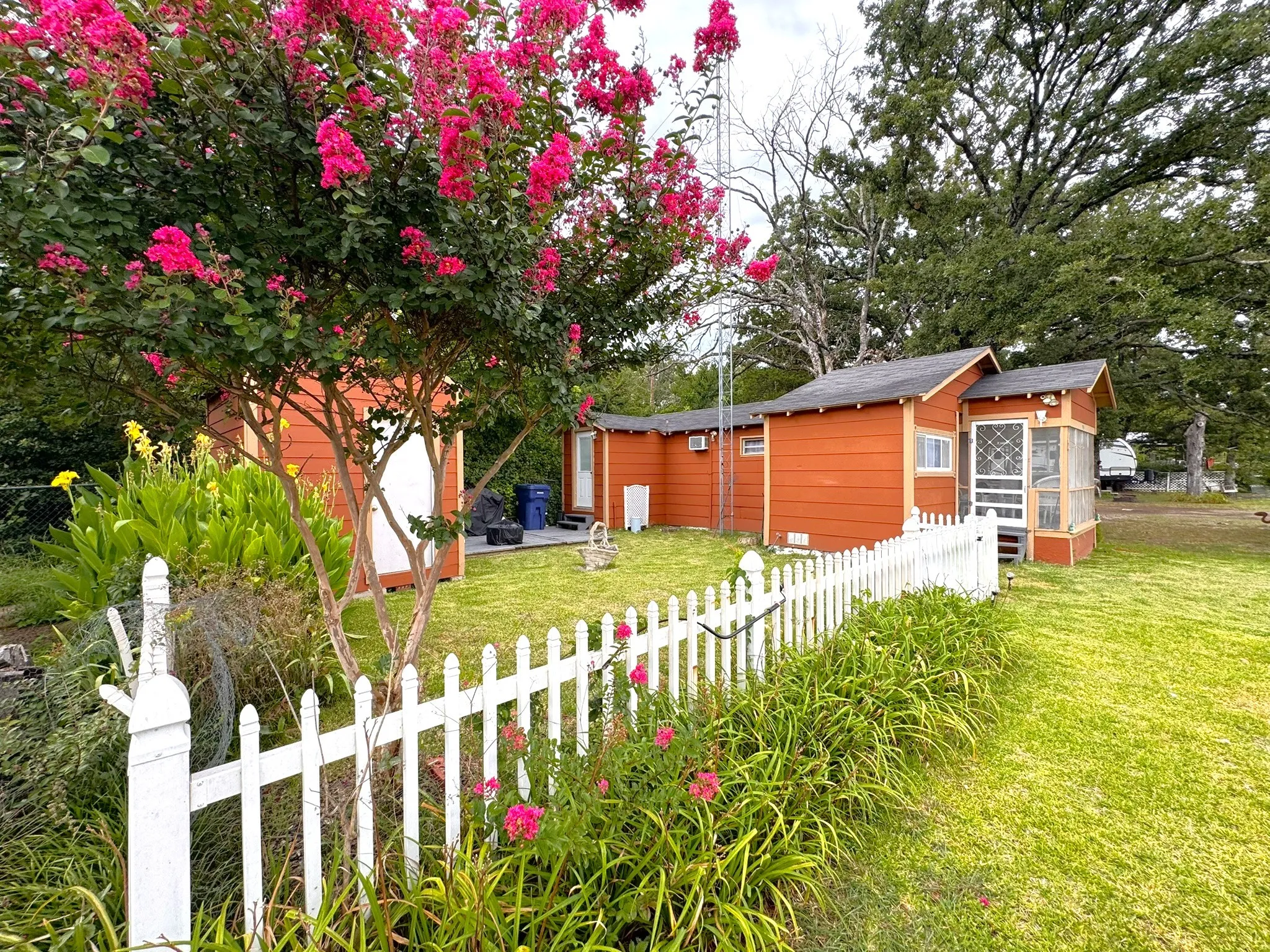 White picket fence