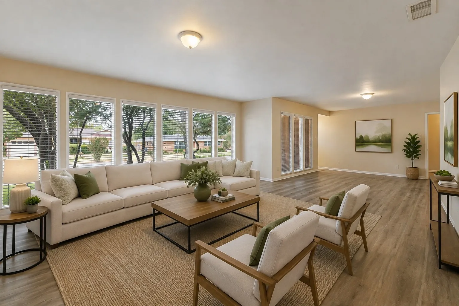 Virtually Staged Living Area