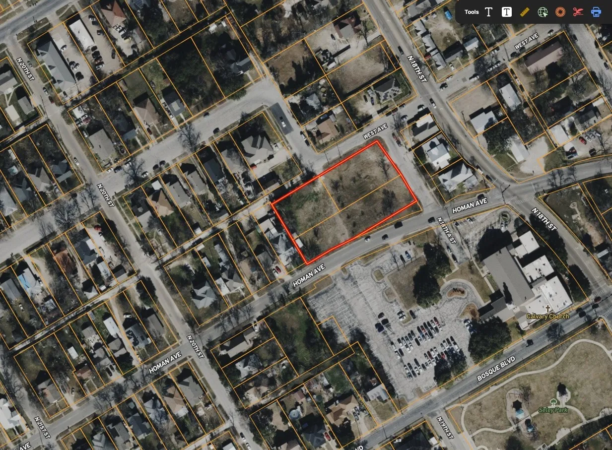 Improved Land For Sale in Mc Lennan County , 1104 N 18A Street, Waco, Texas 76707, 0, 0, Garage spaces, 0 Sqft, built in 0, Price $160,000, mls#21330133, Real Estate Agent in Waco, Homes For Sale in Mc Lennan county, Homes For Sale in Waco, Realtor in Waco Texas, Real Estate Brokerage Independent Realty Texas, Luminita Cordes Realtor