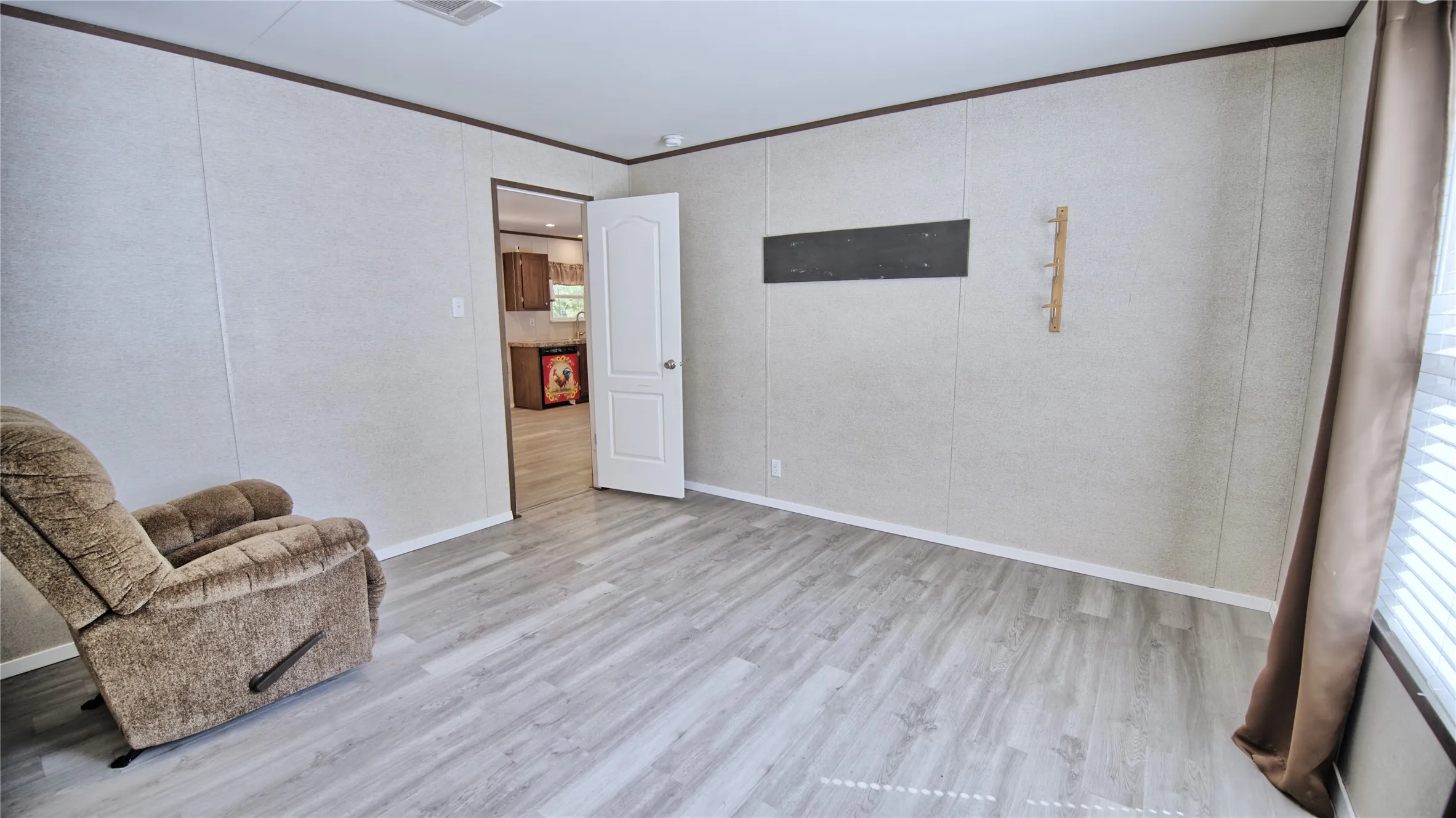 Guest Bedroom features walk in closet
