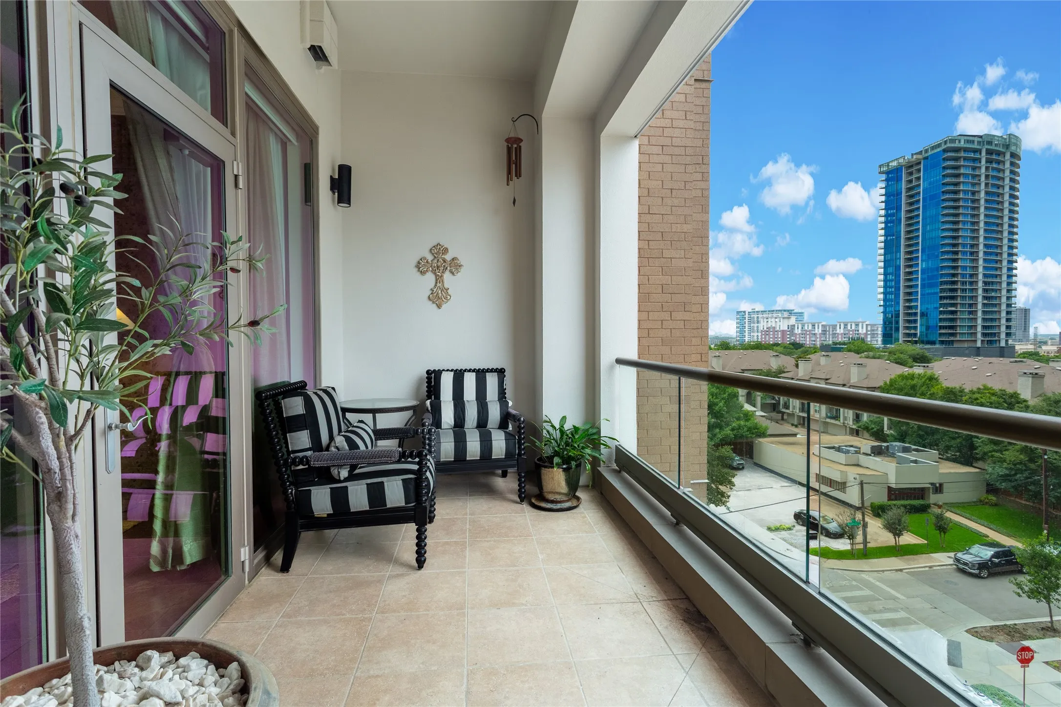 Second Balcony off the Den.