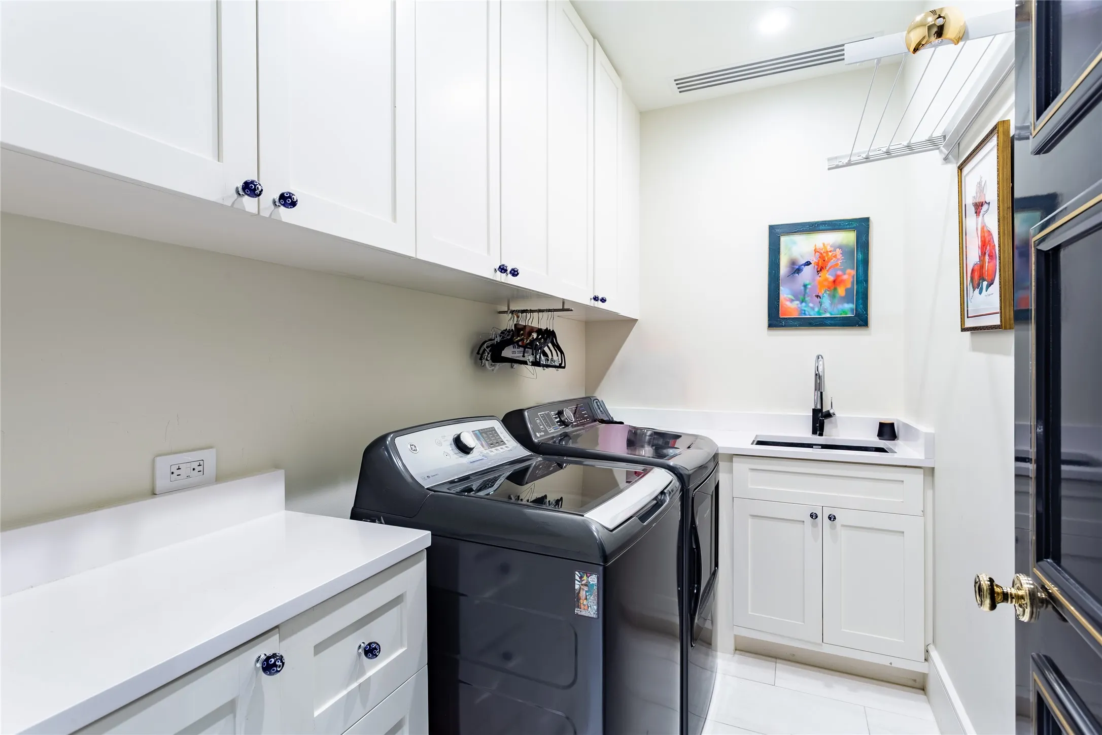 Large Laundry with sink.