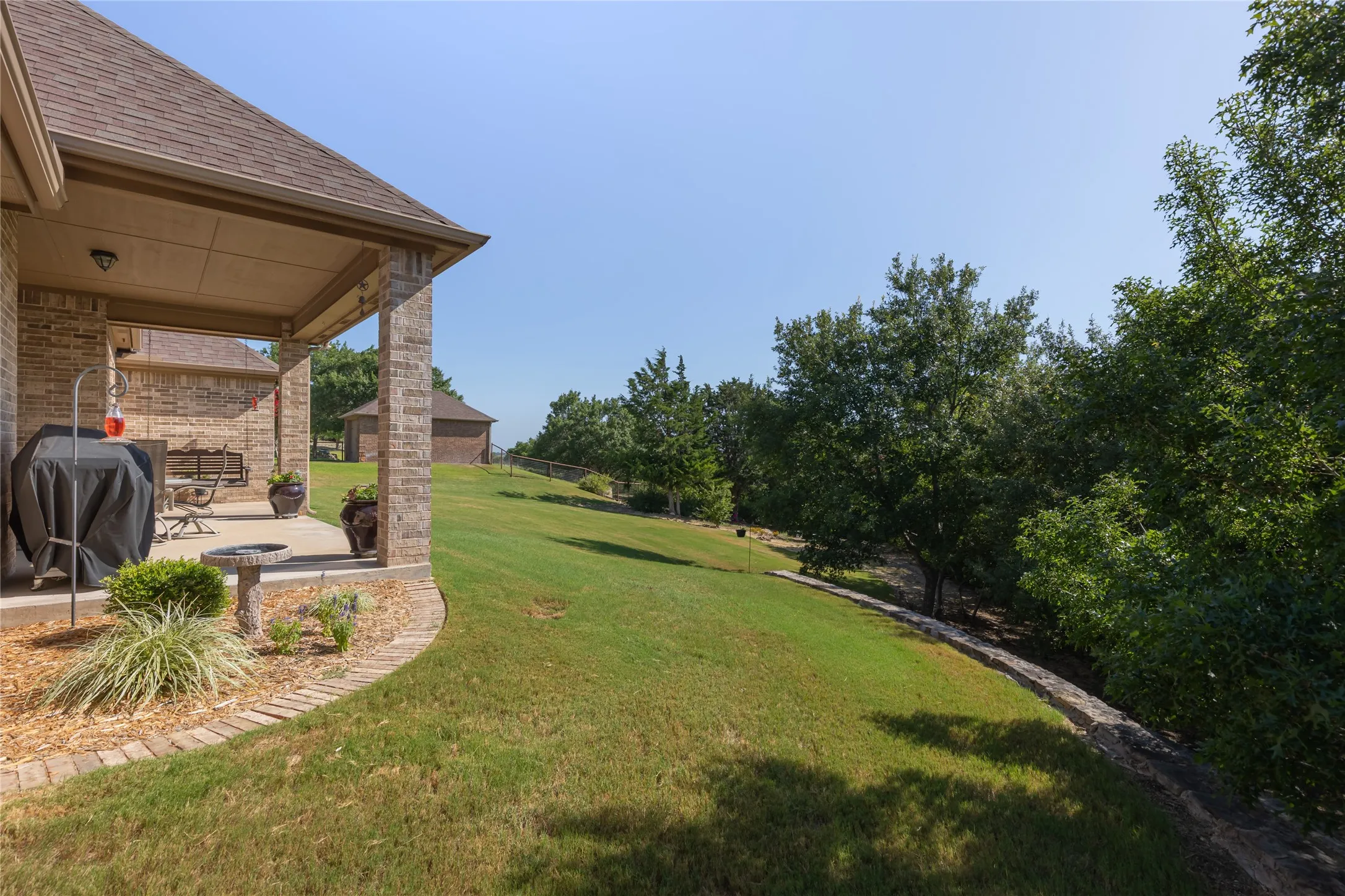 Mature trees provide privacy