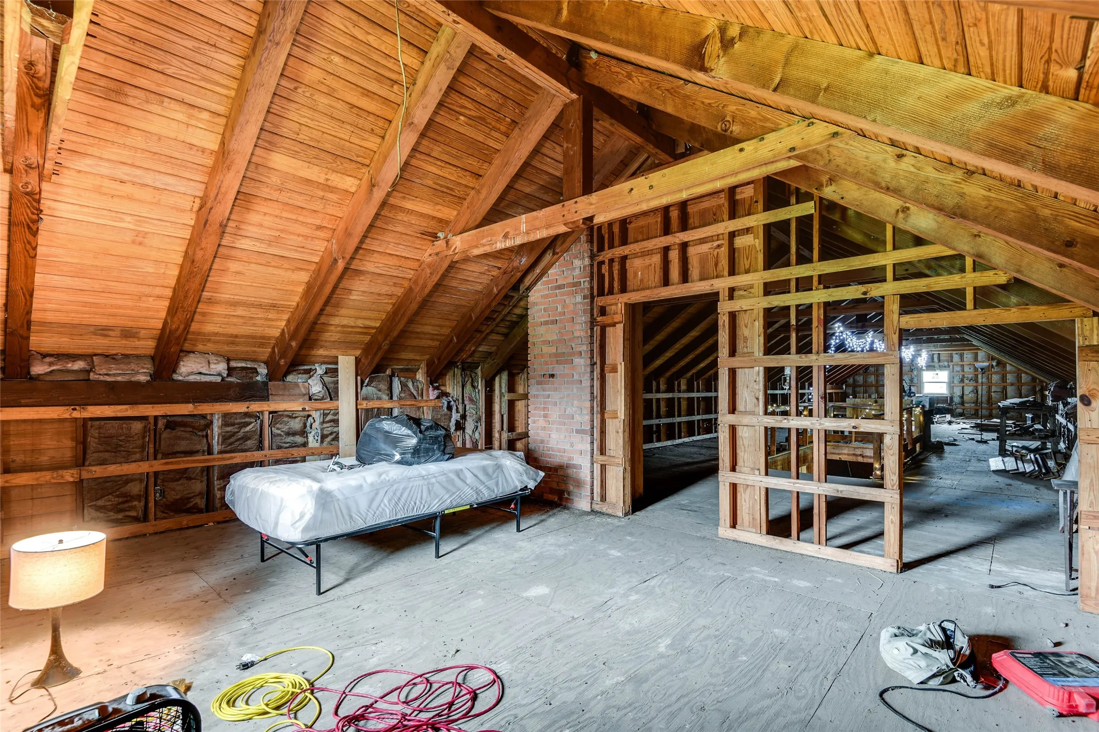 View of attic