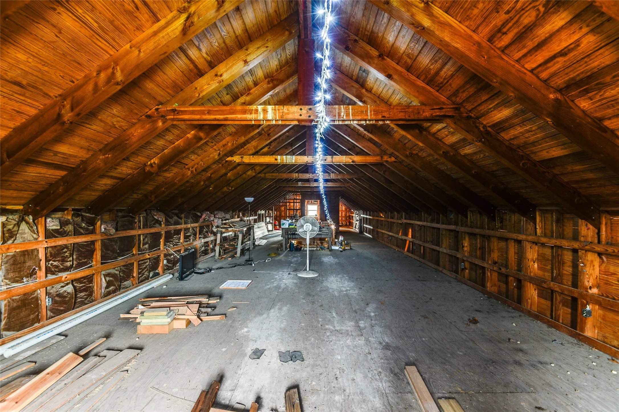 View of attic