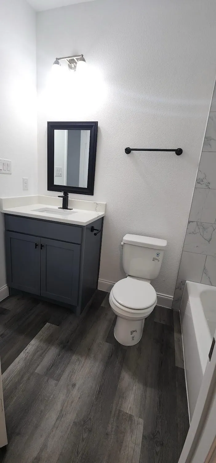 shared hall bath on first floor