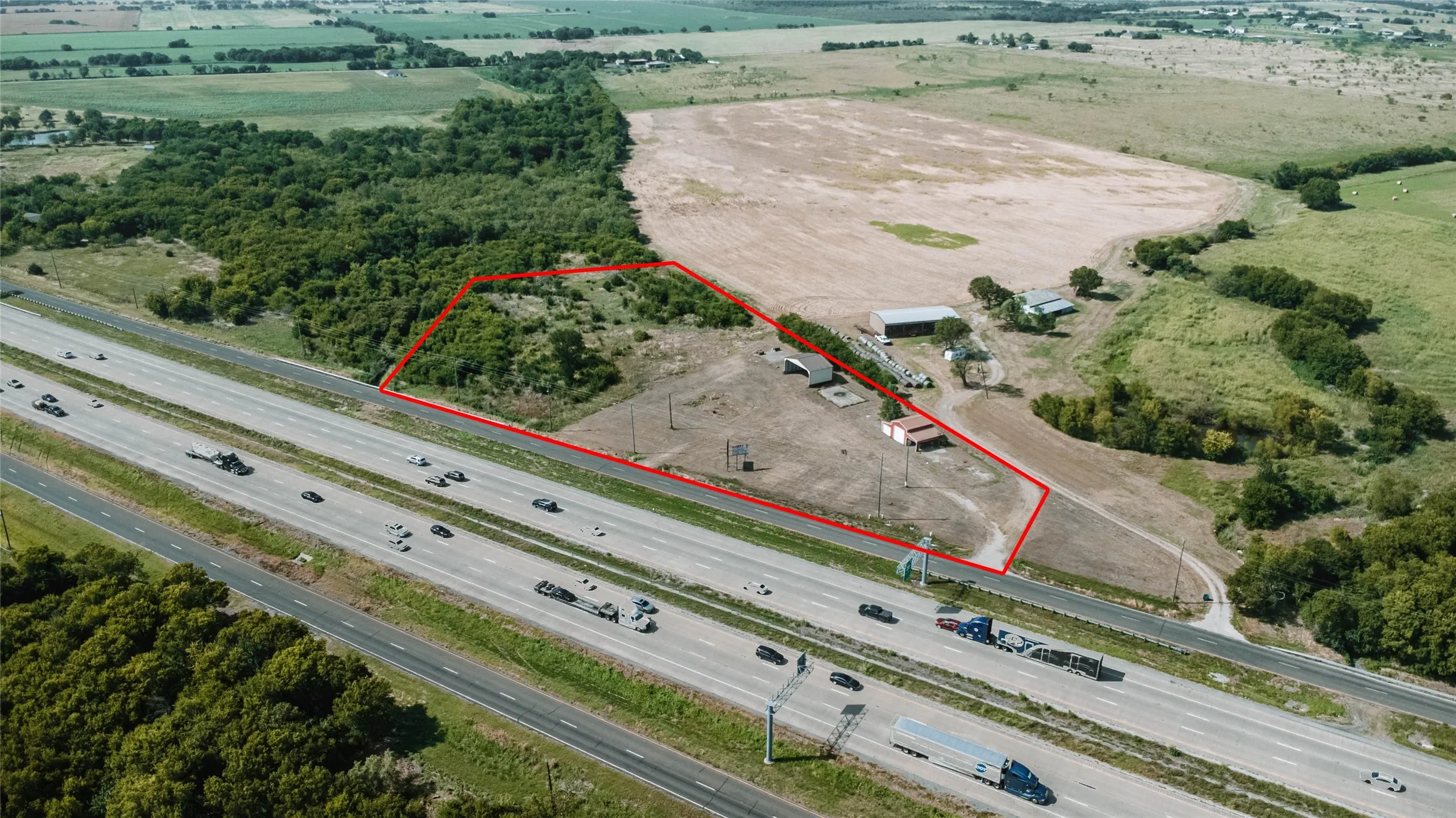 Unimproved Land For Sale in Ellis County , 7110 S Interstate 45 Service Road, Alma, Texas 75119, 0, 0, Garage spaces, 0 Sqft, built in 2018, Price $649,000, mls#21330358, Real Estate Agent in Alma, Homes For Sale in Ellis county, Homes For Sale in Alma, Realtor in Alma Texas, Real Estate Brokerage Independent Realty Texas, Luminita Cordes Realtor