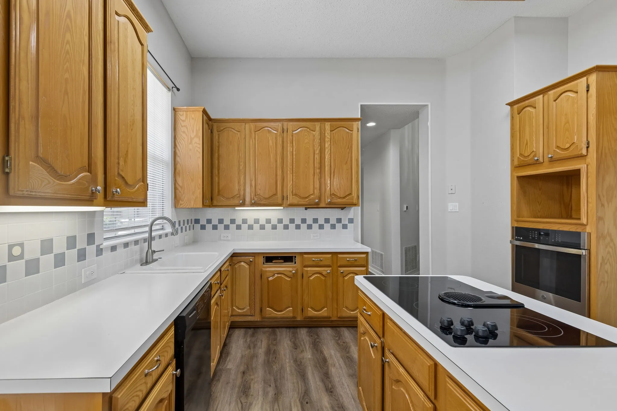 42" wood cabinets, Island cooking, ready for your dreams.