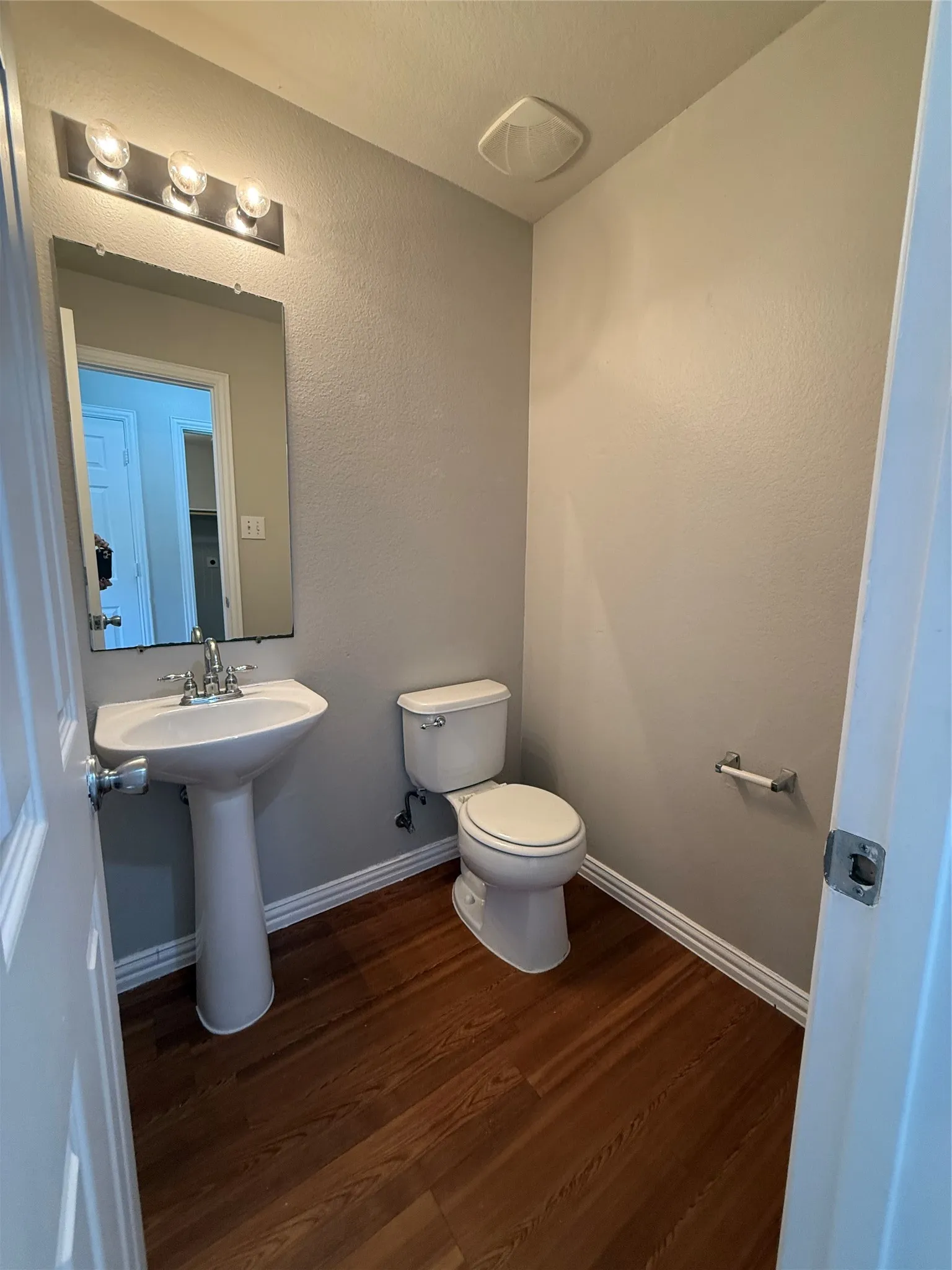 Half bathroom downstairs