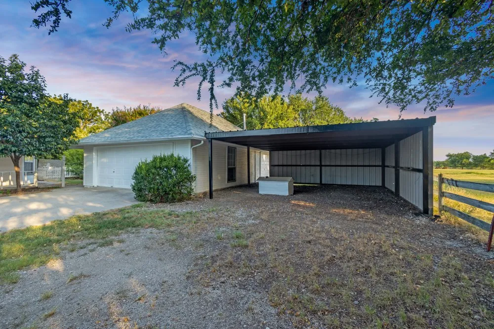 Garage and carport