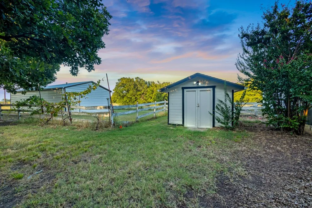 Workshop entry and yard