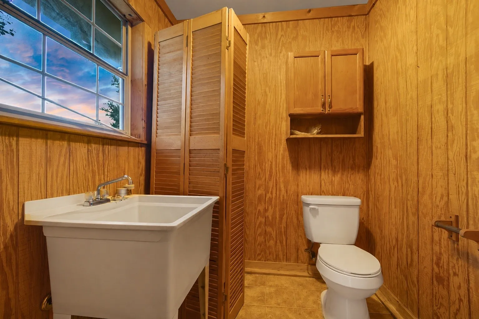 Half bath in studio space