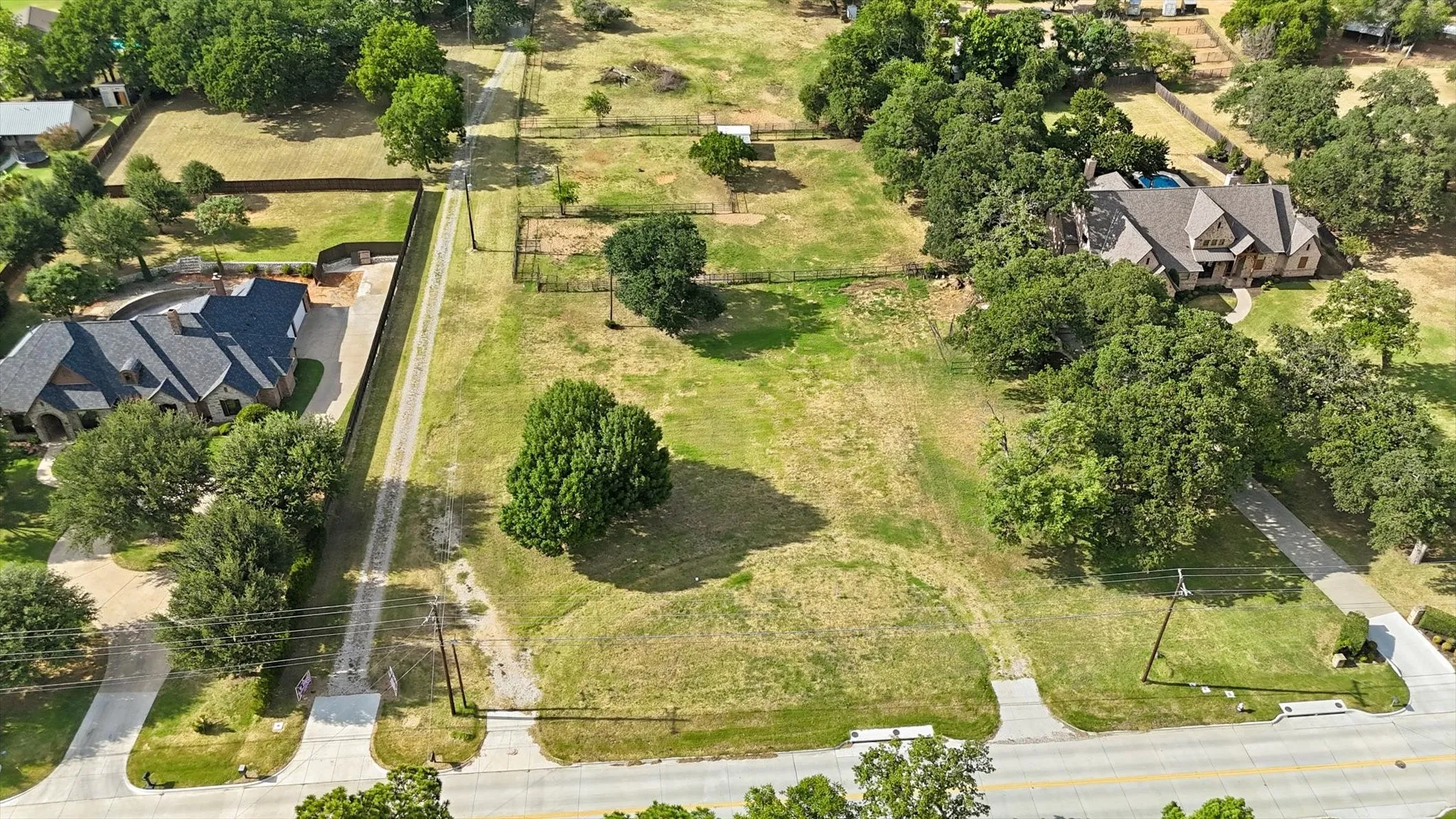 Looking north from Johnson rd. frontage.