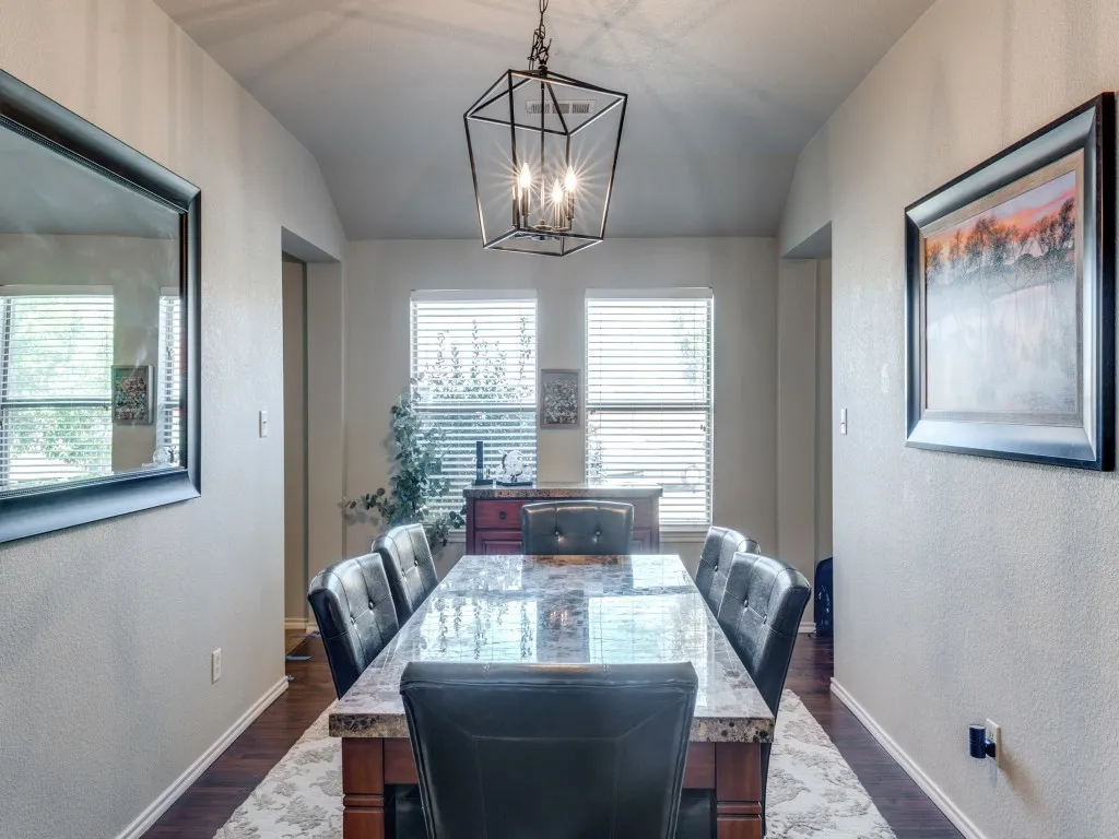 Dining room can utilized as a second Living area, flex space