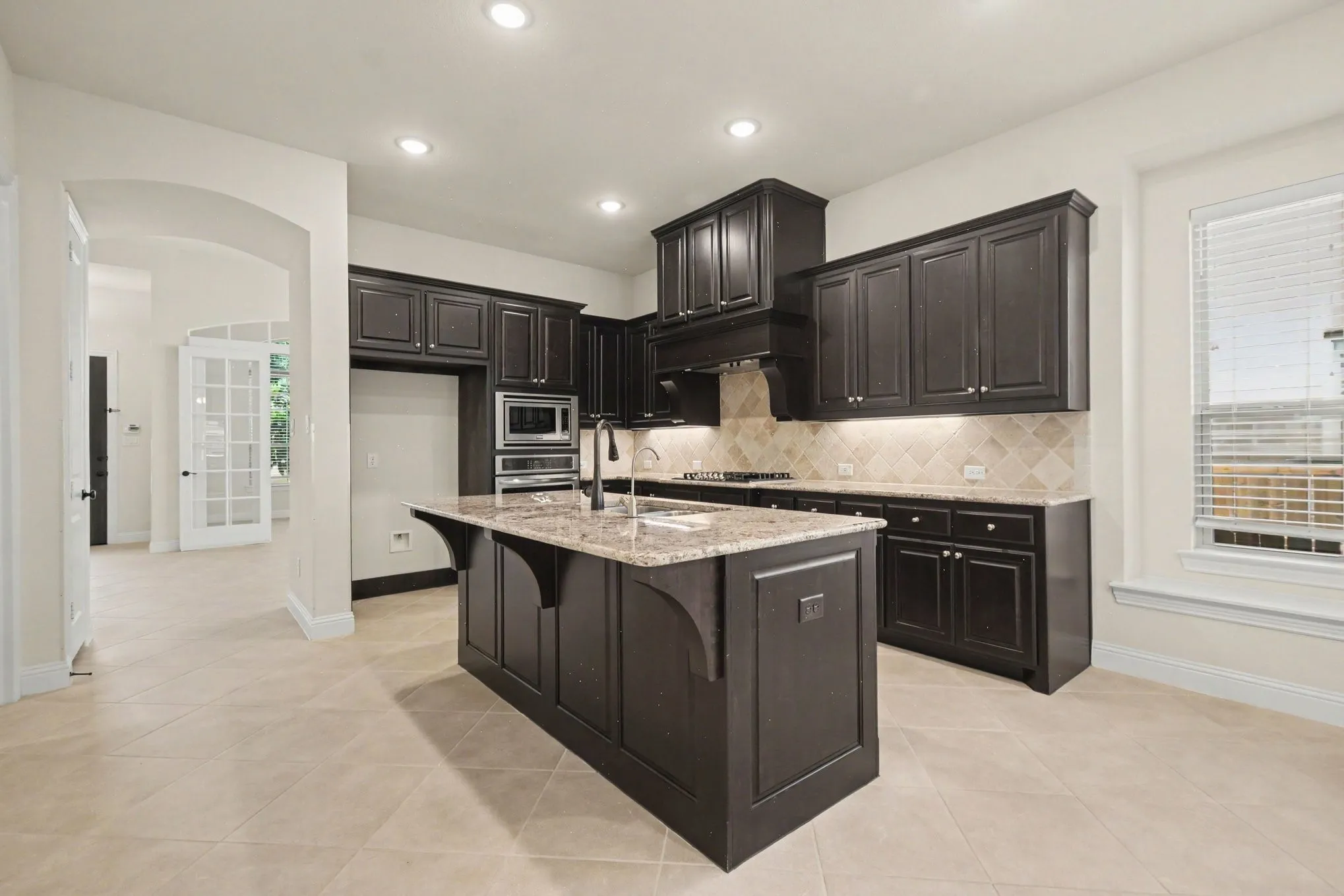 Staged Dining Area
