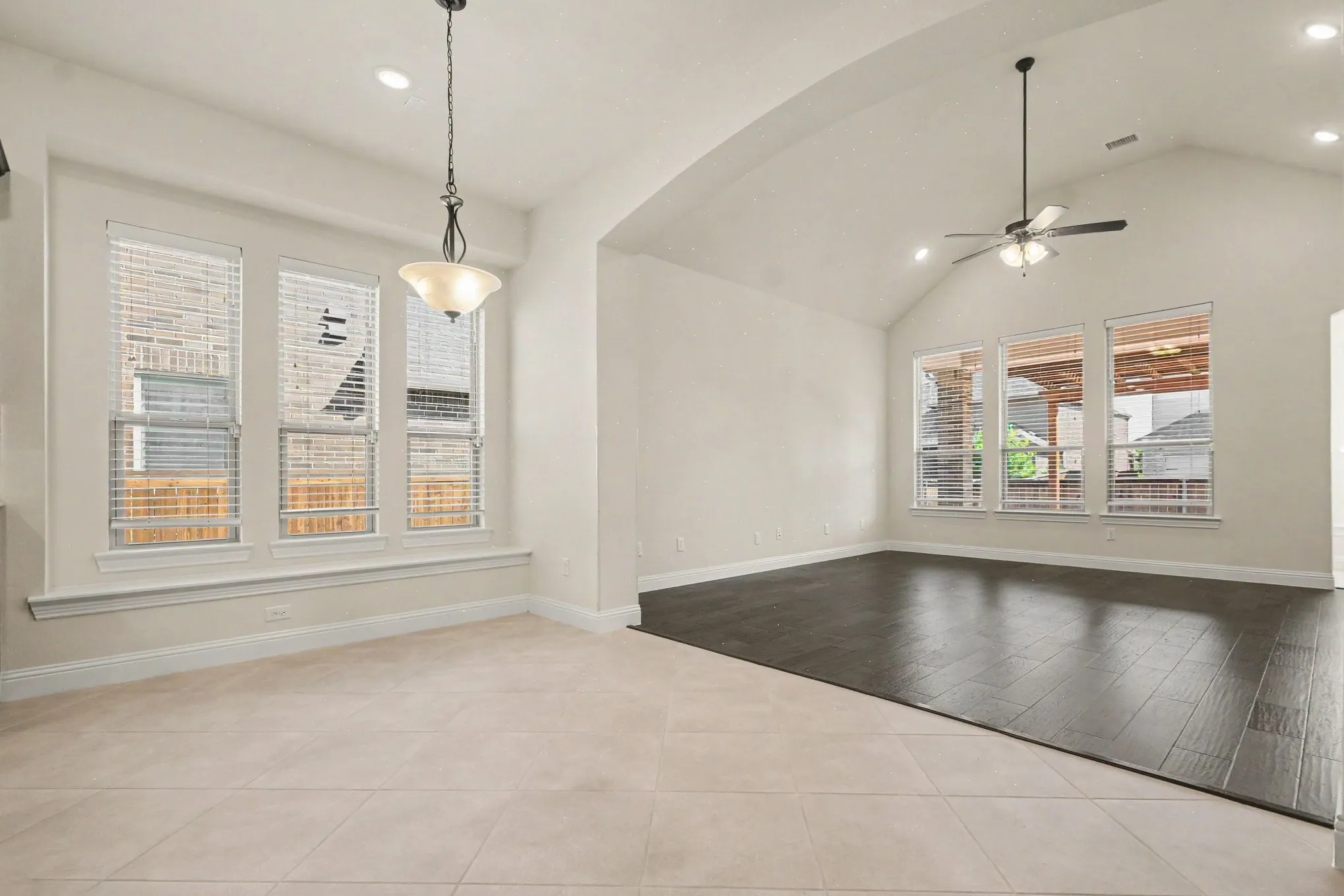 Breakfast Room overlooking Family Room