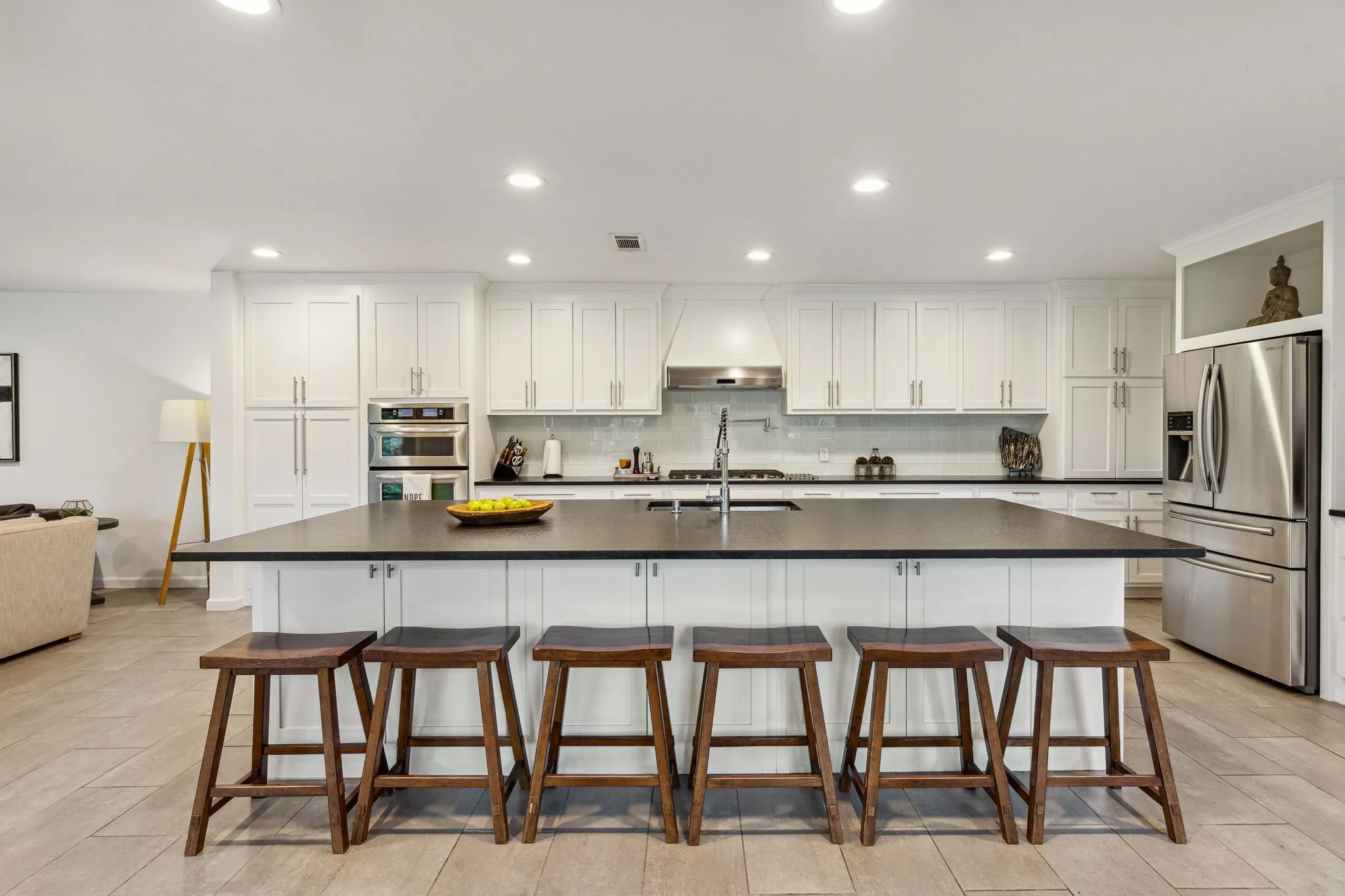 Oversize kitchen is the heart of the house