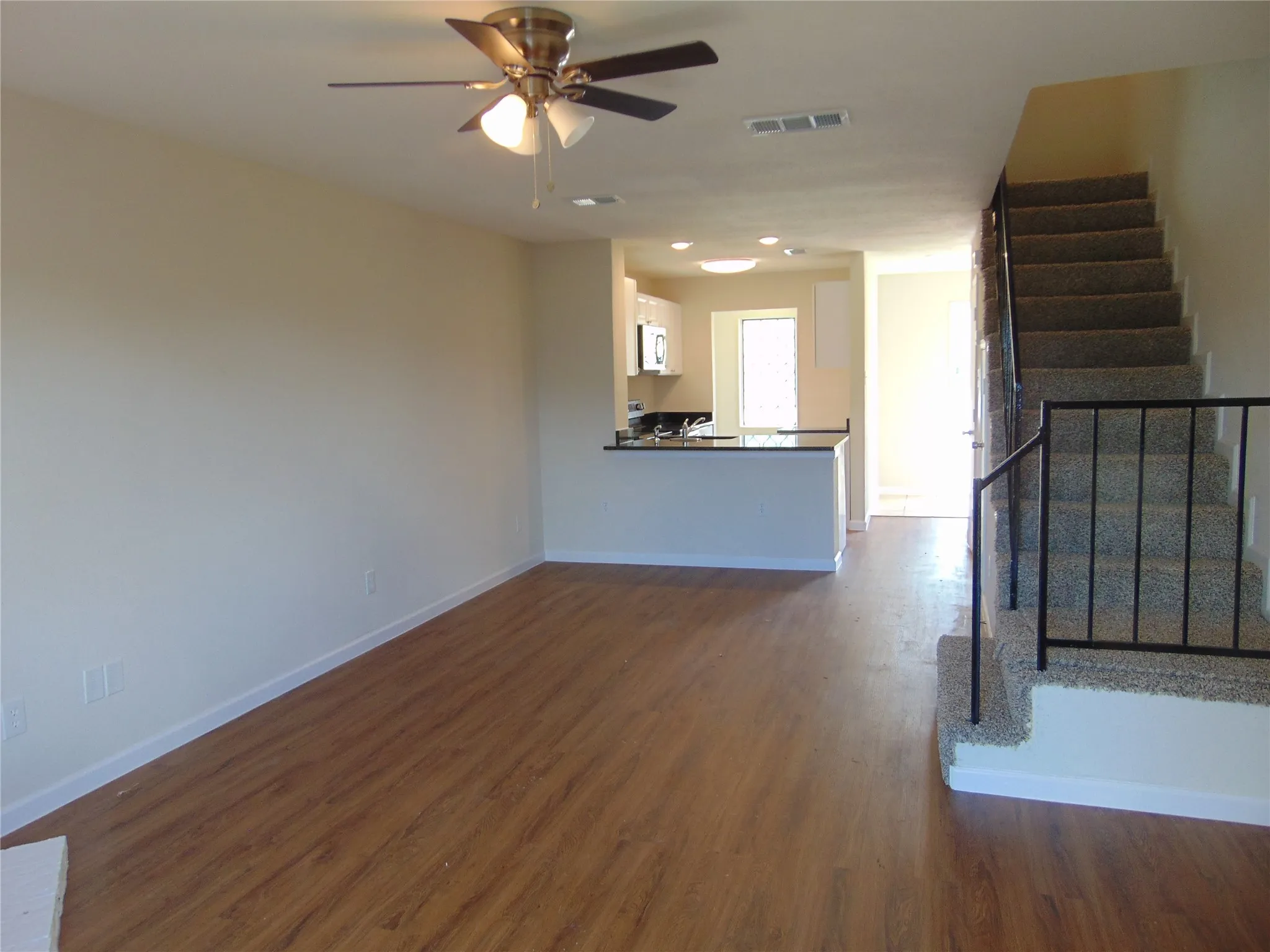 Open floor plan.