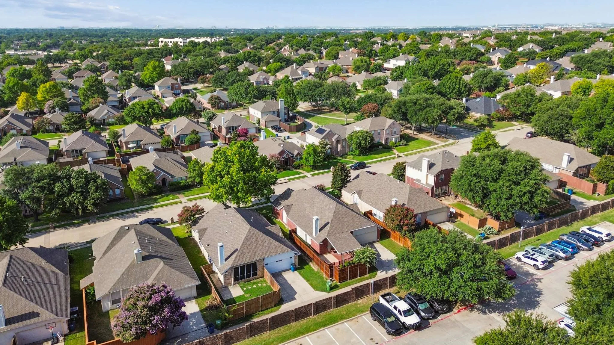 Aerial View of the house.