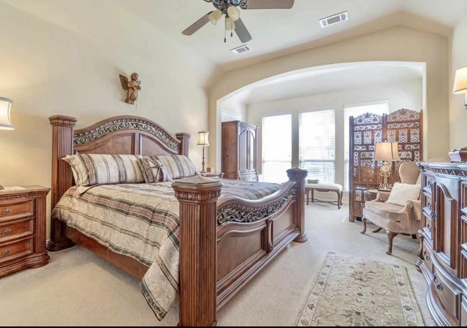 Master Bedroom with reading nook
