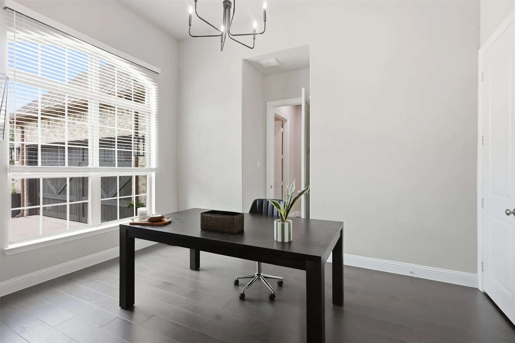 Bedroom currently used as a office