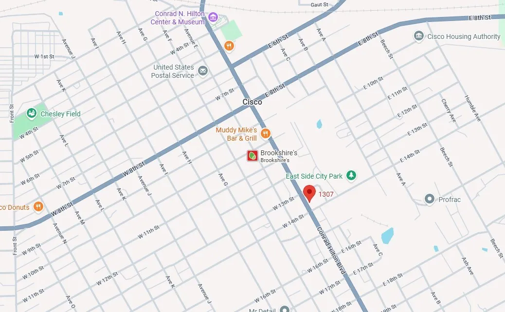 Retail For Sale in Eastland County , 1307 Conrad Hilton Boulevard, Cisco, Texas 76437, 0, 0, Garage spaces, 0 Sqft, built in 1945, Price $75,000, mls#21324215, Real Estate Agent in Cisco, Homes For Sale in Eastland county, Homes For Sale in Cisco, Realtor in Cisco Texas, Real Estate Brokerage Independent Realty Texas, Luminita Cordes Realtor