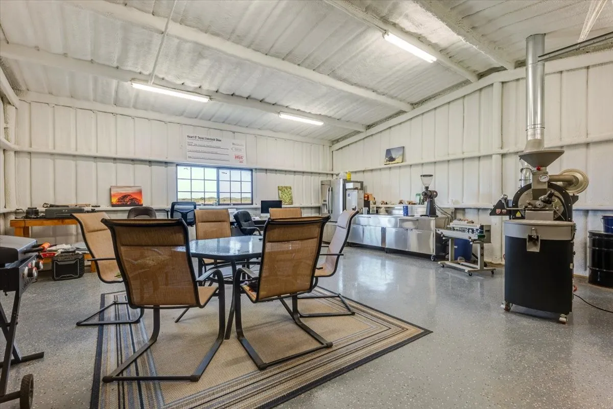 Insulated Climate controlled room in the barn.   Currenltly being used ata coffee bean roasting room but has endless posibilities.