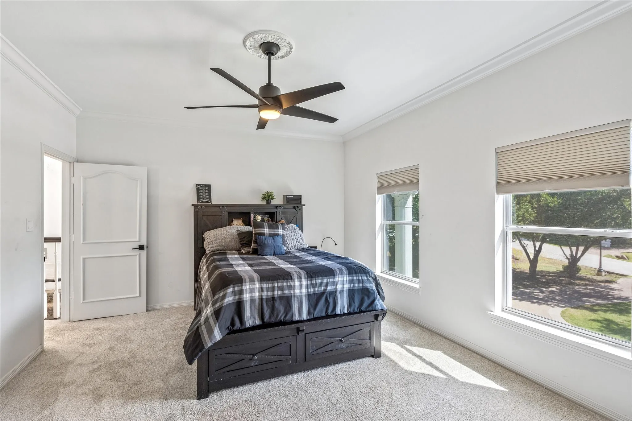 Another look at a 2nd floor bedroom with walk-in closet.