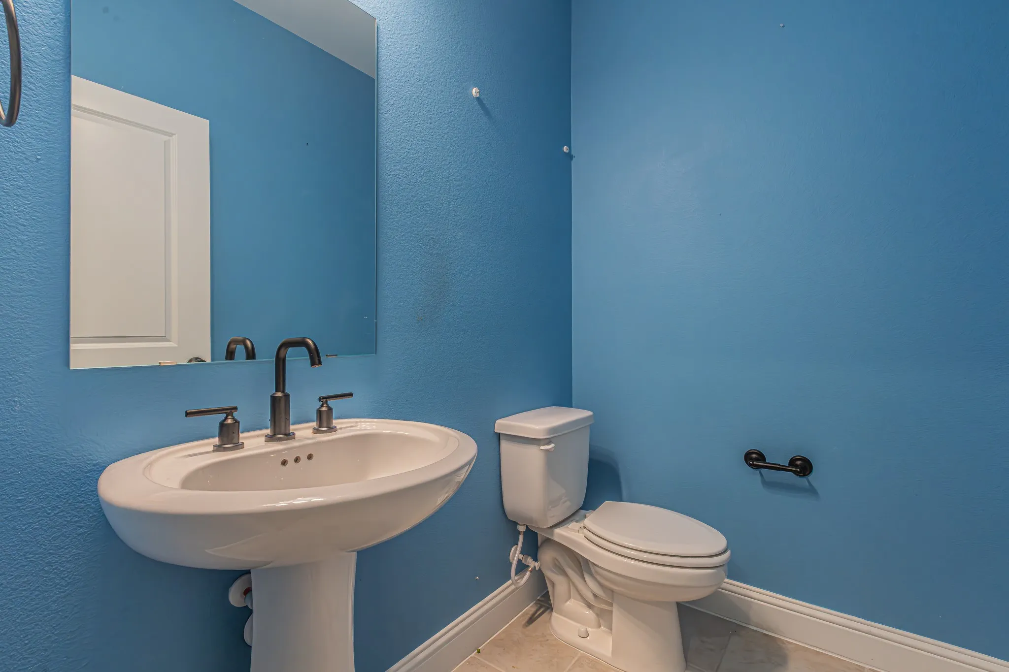 Half bathroom located on first floor