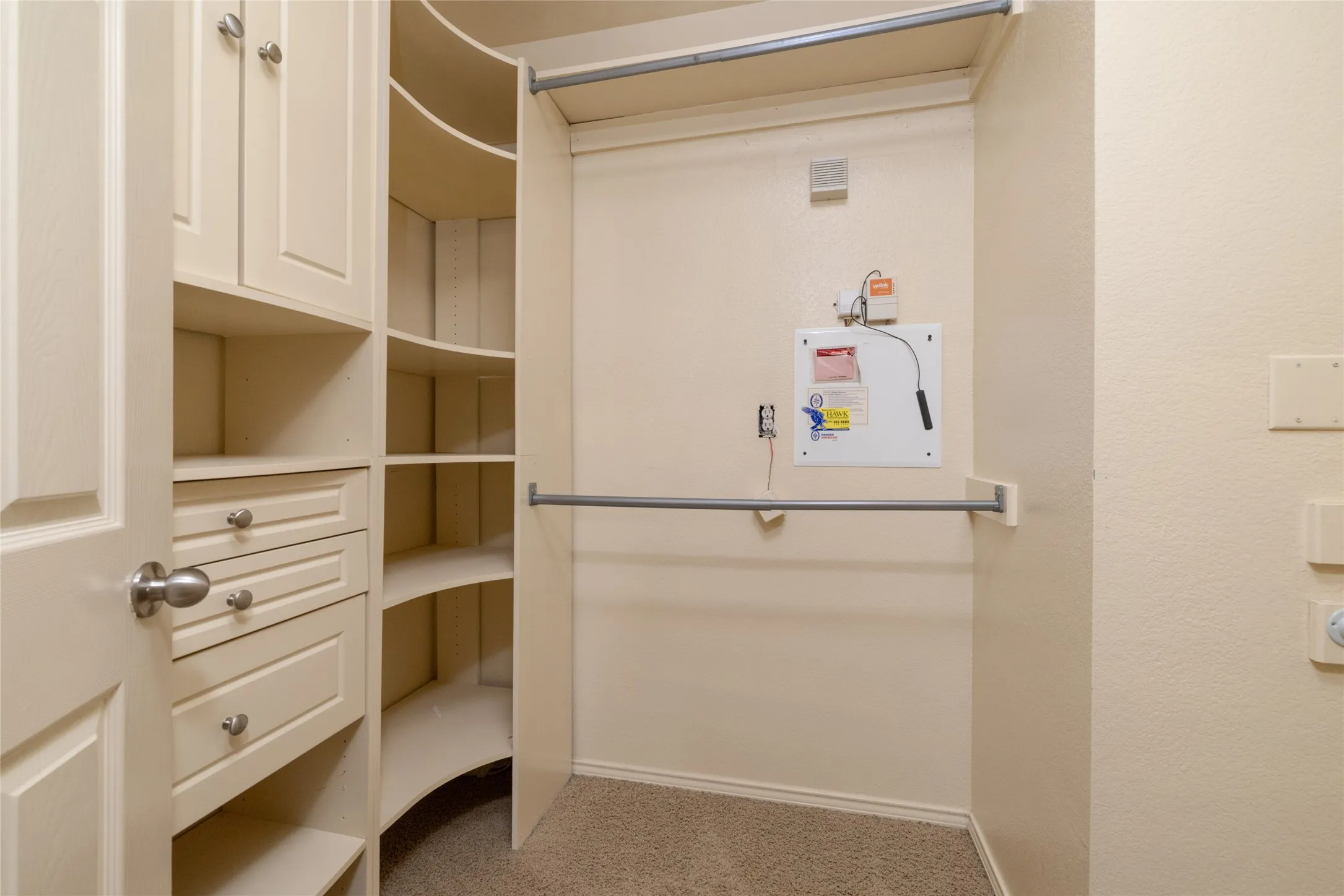 Large Closet with Custom Built-Ins...