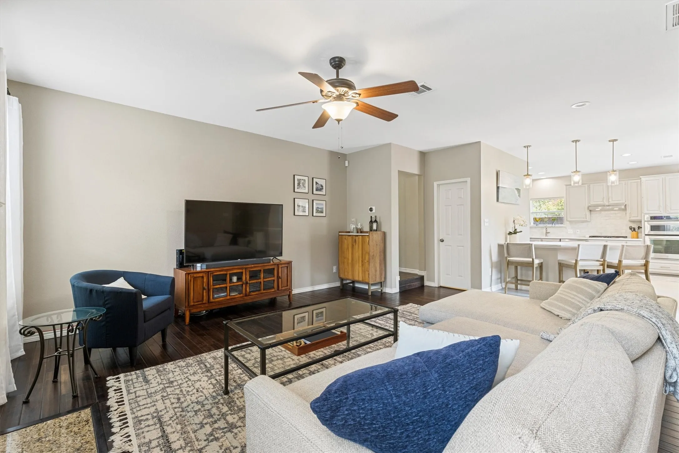 Family Room open to kitchen.