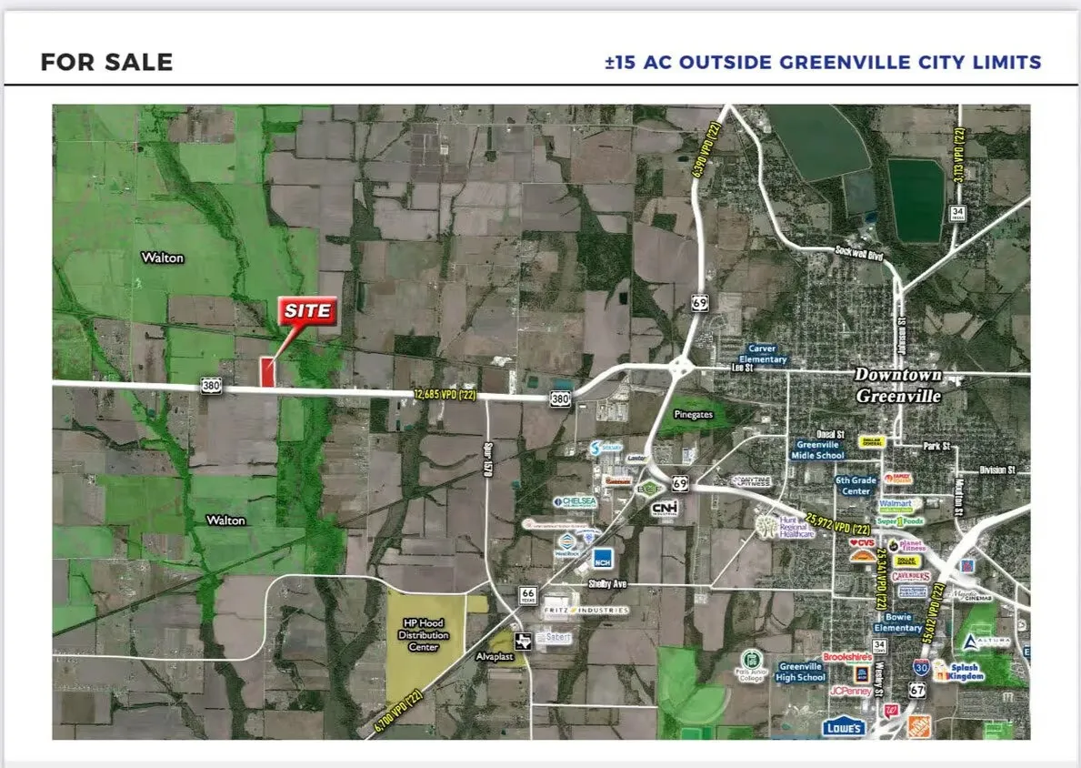 Property Listing Map. Illustrating the location and surrounding area of the property