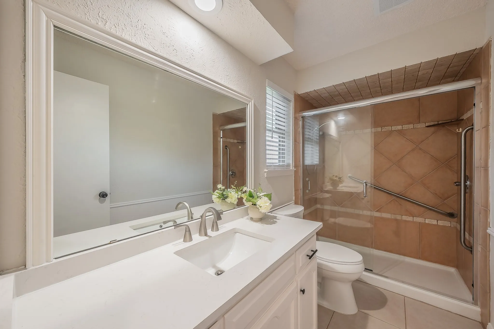 Hallway bathroom