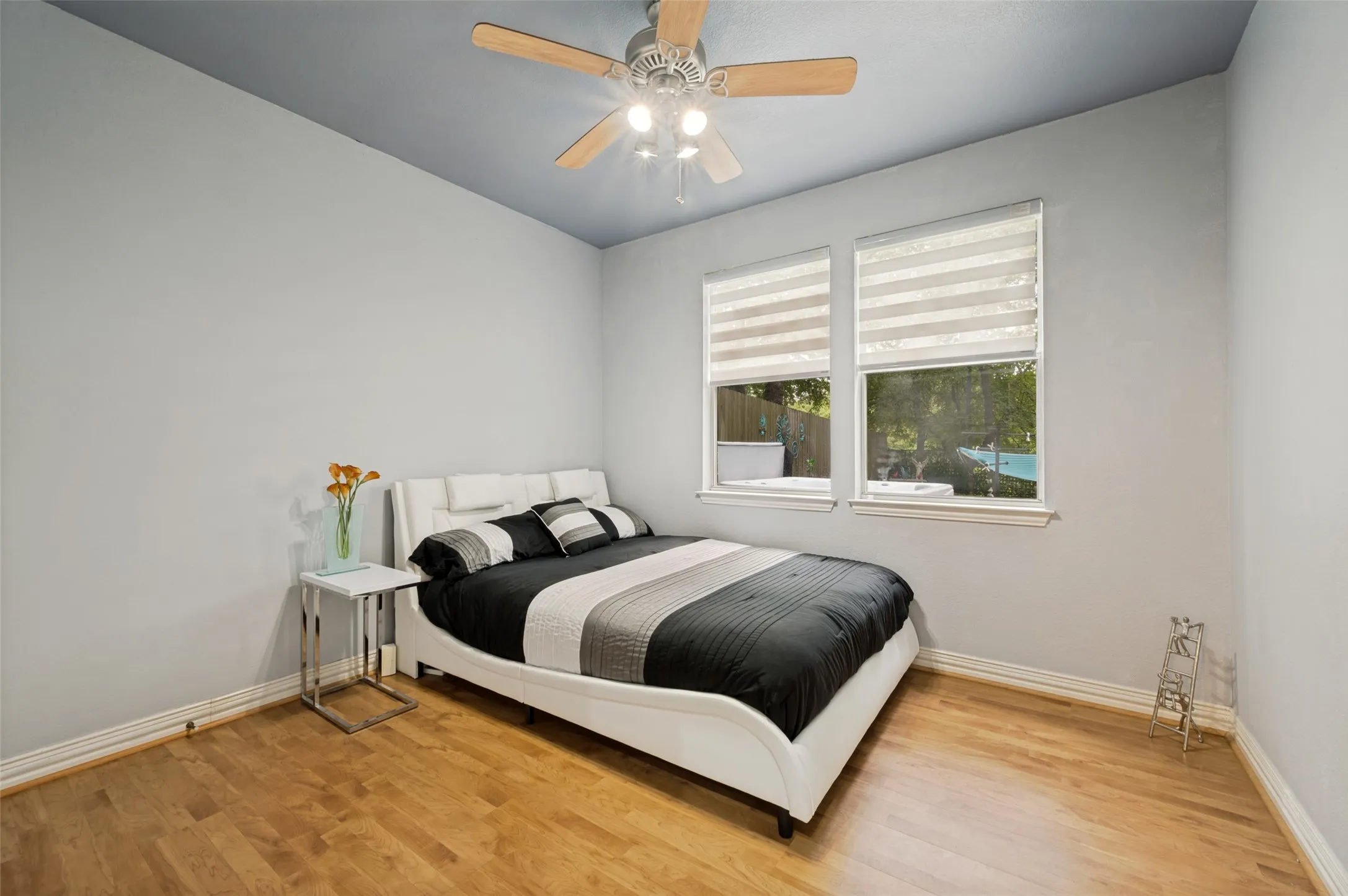 Secondary bedroom on the first floor could be used as a primary bedroom