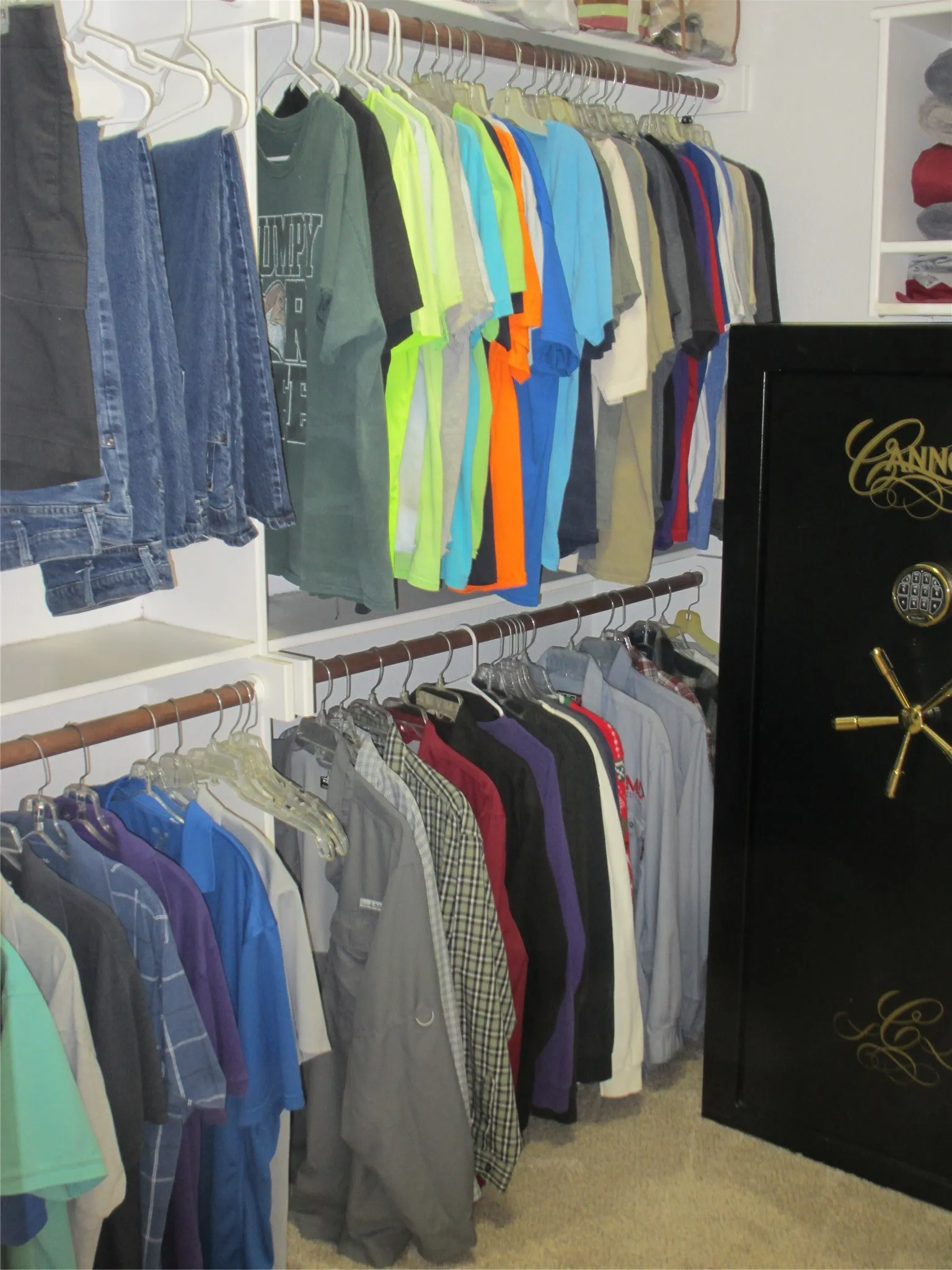 Two walk-in closets