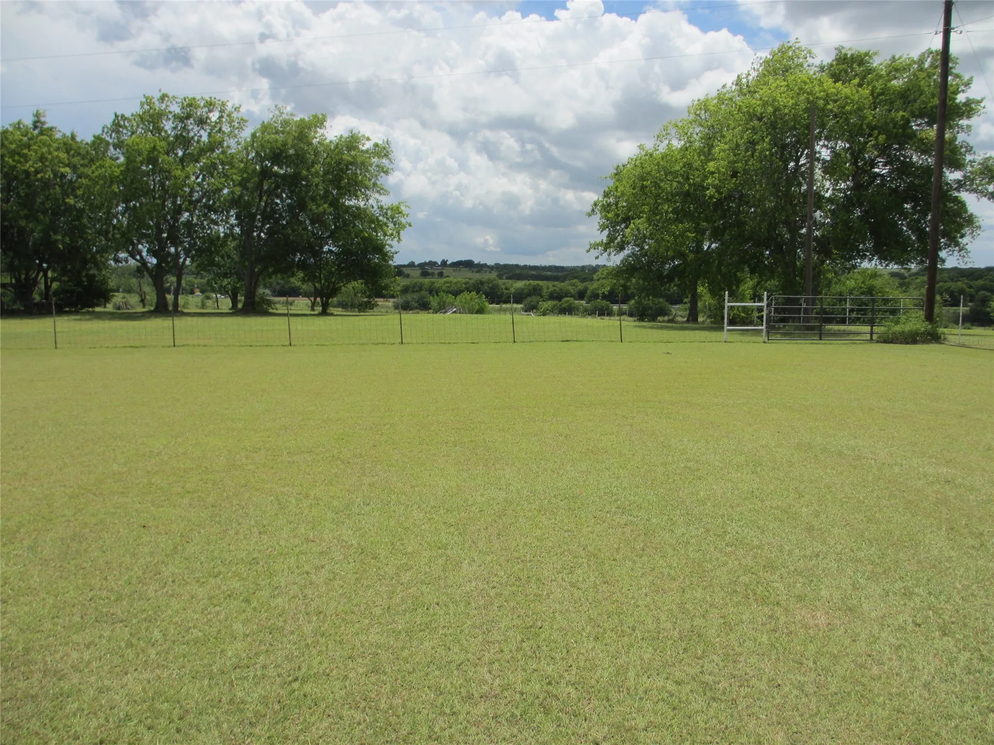 Good fence around the entire 5.25 acres.