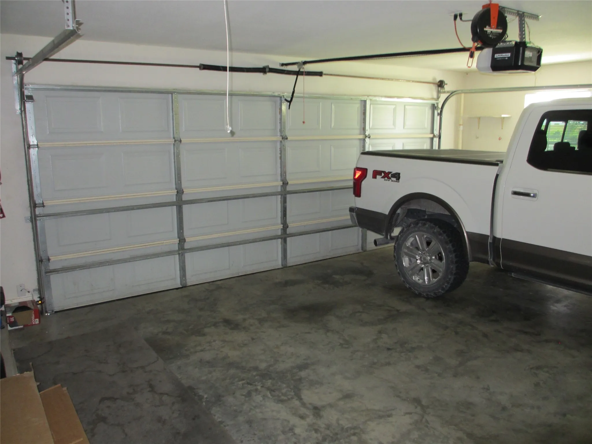 Garage with automatic door opener