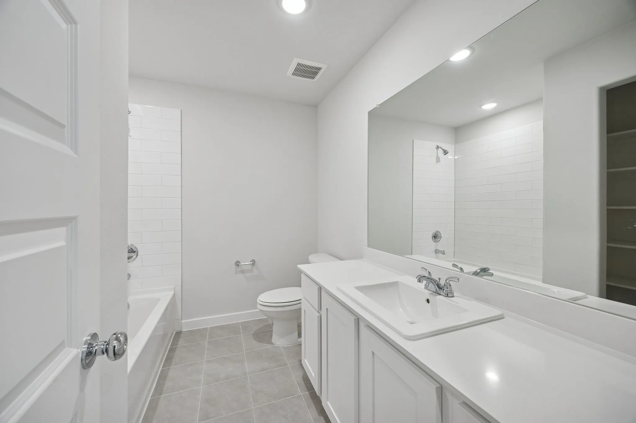 Bathroom in the Oak II home plan by Trophy Signature Homes – REPRESENTATIVE PHOTO