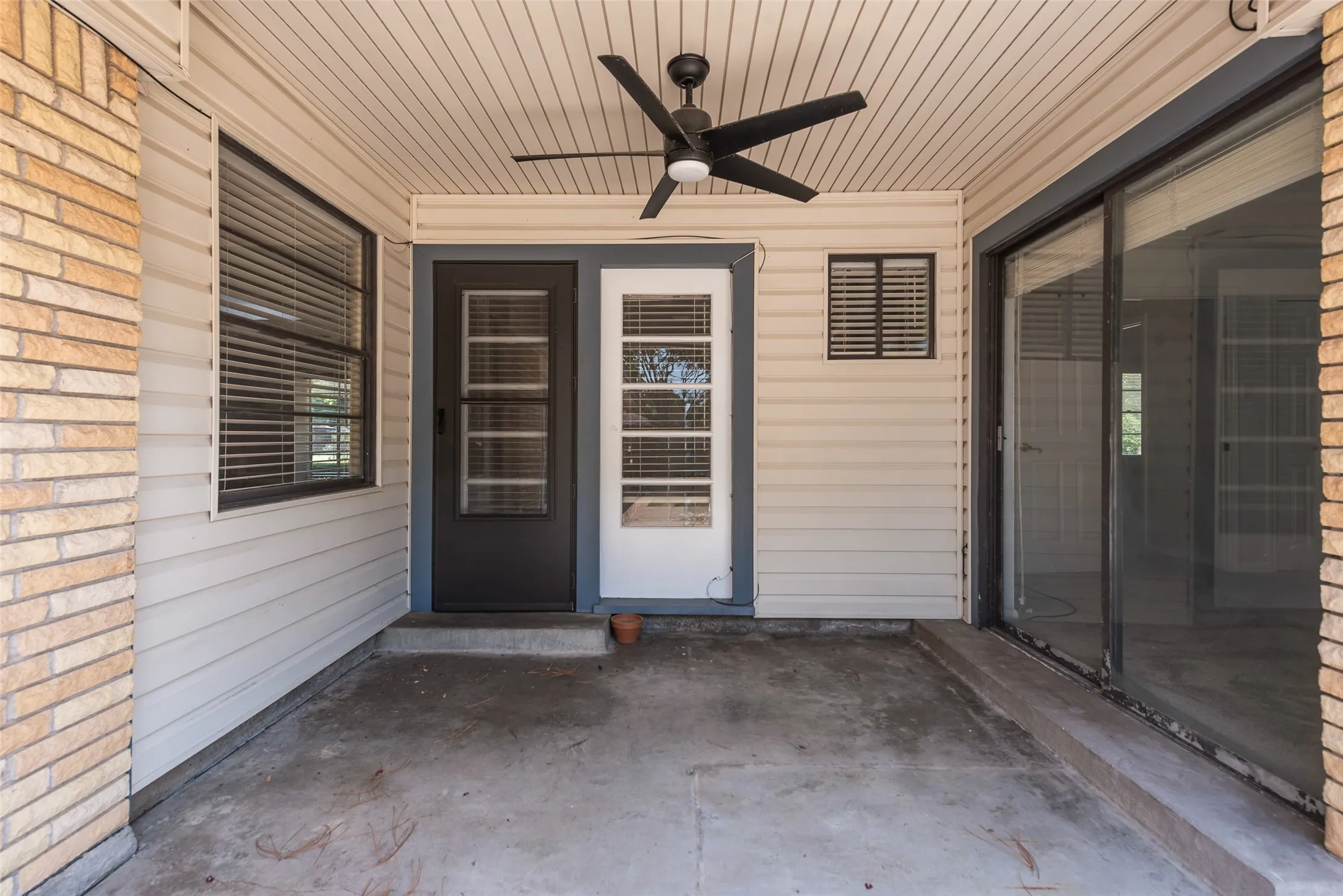 Covered patio