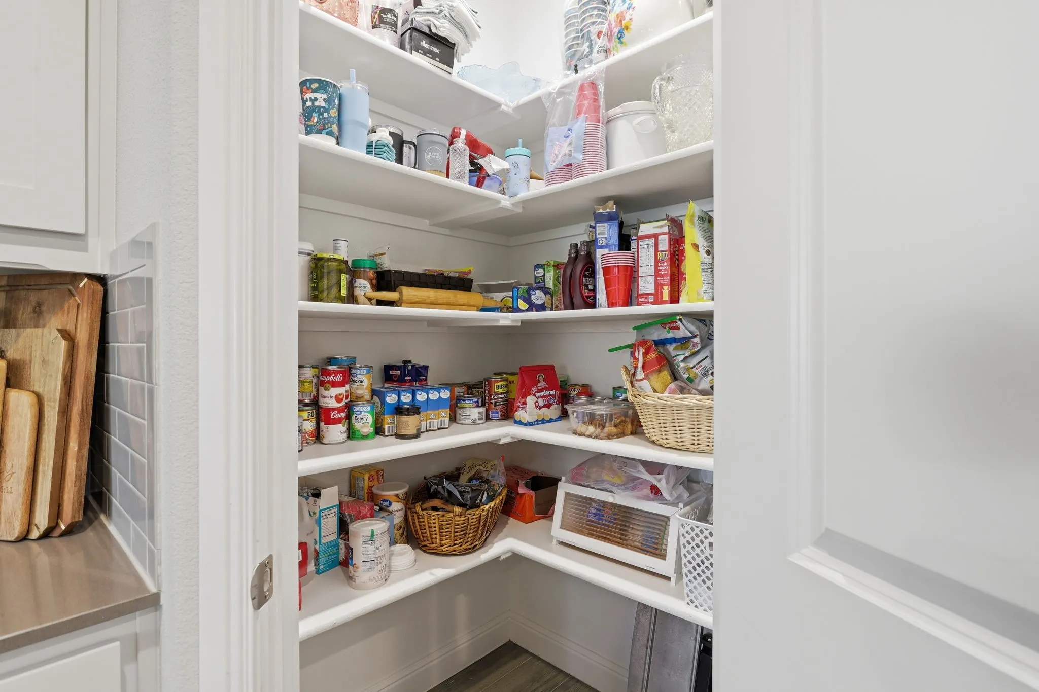 Great organization in pantry