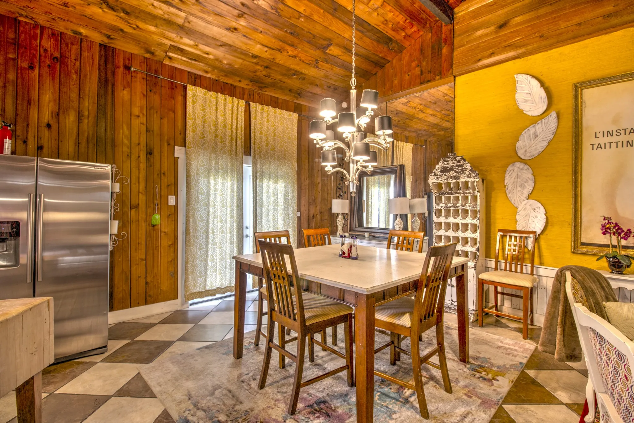 Dining area for enjoying meals with family and friends!