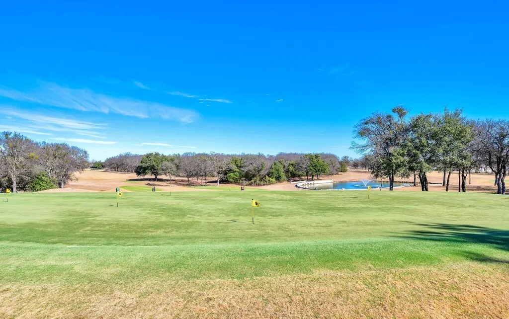 Expansive golf course