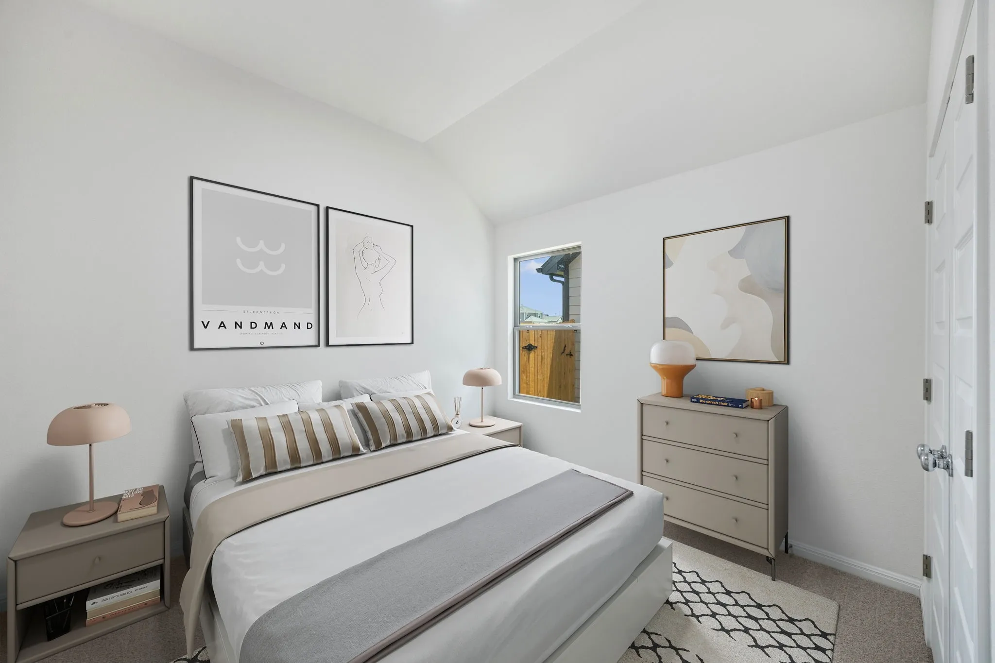 Bedroom in the Cypress home plan by Trophy Signature Homes - REPRESENTATIVE PHOTO