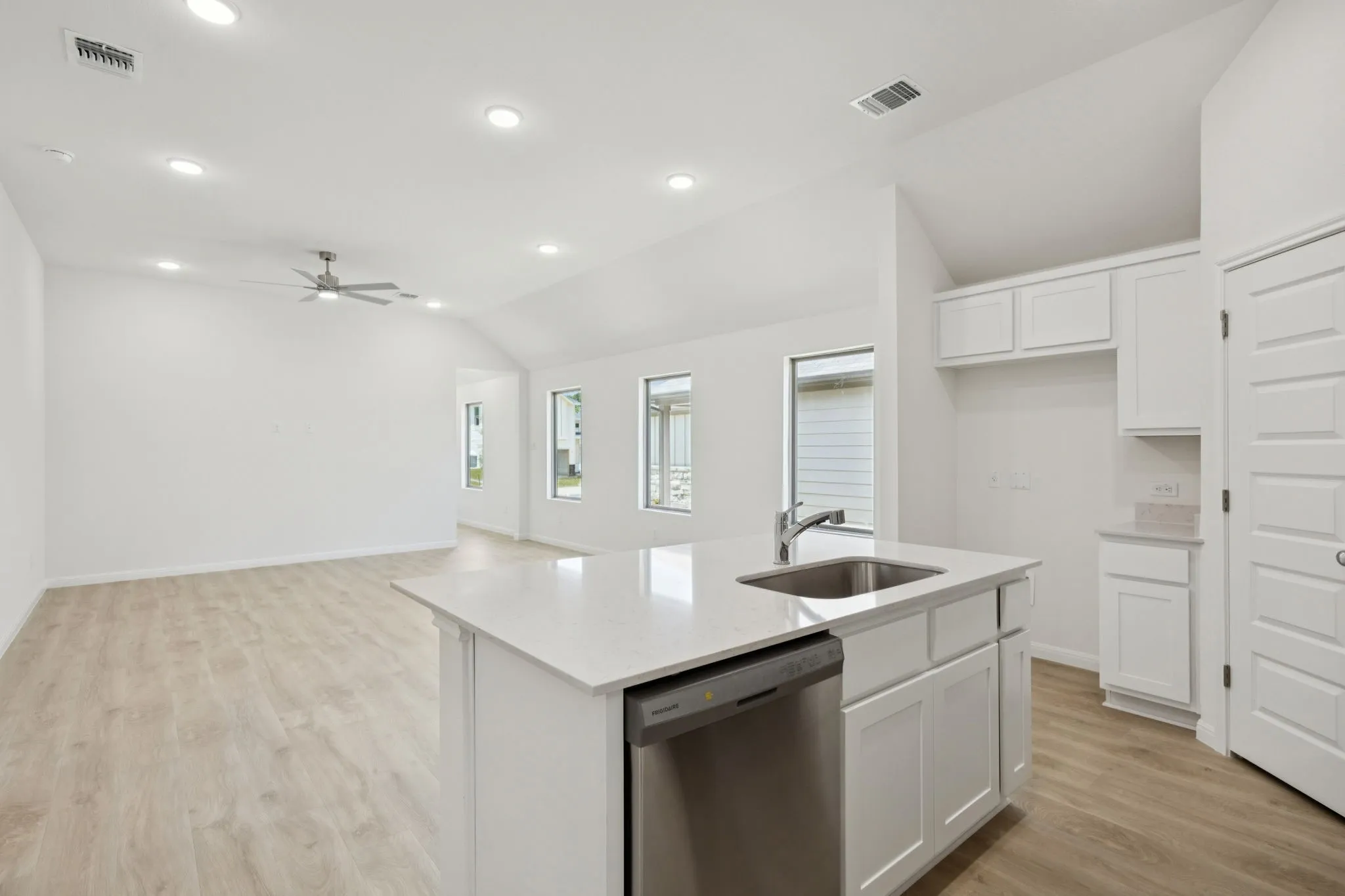 Kitchen in the Cypress home plan by Trophy Signature Homes - REPRESENTATIVE PHOTO