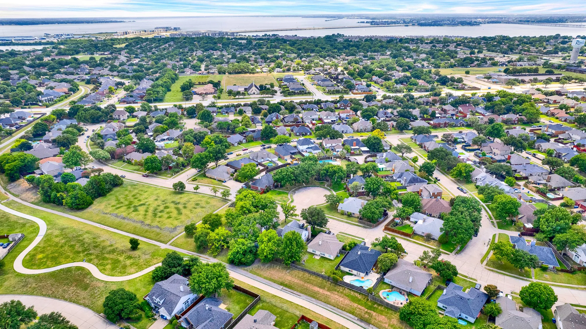 Your evening walk is just on the trails behind your new home.
