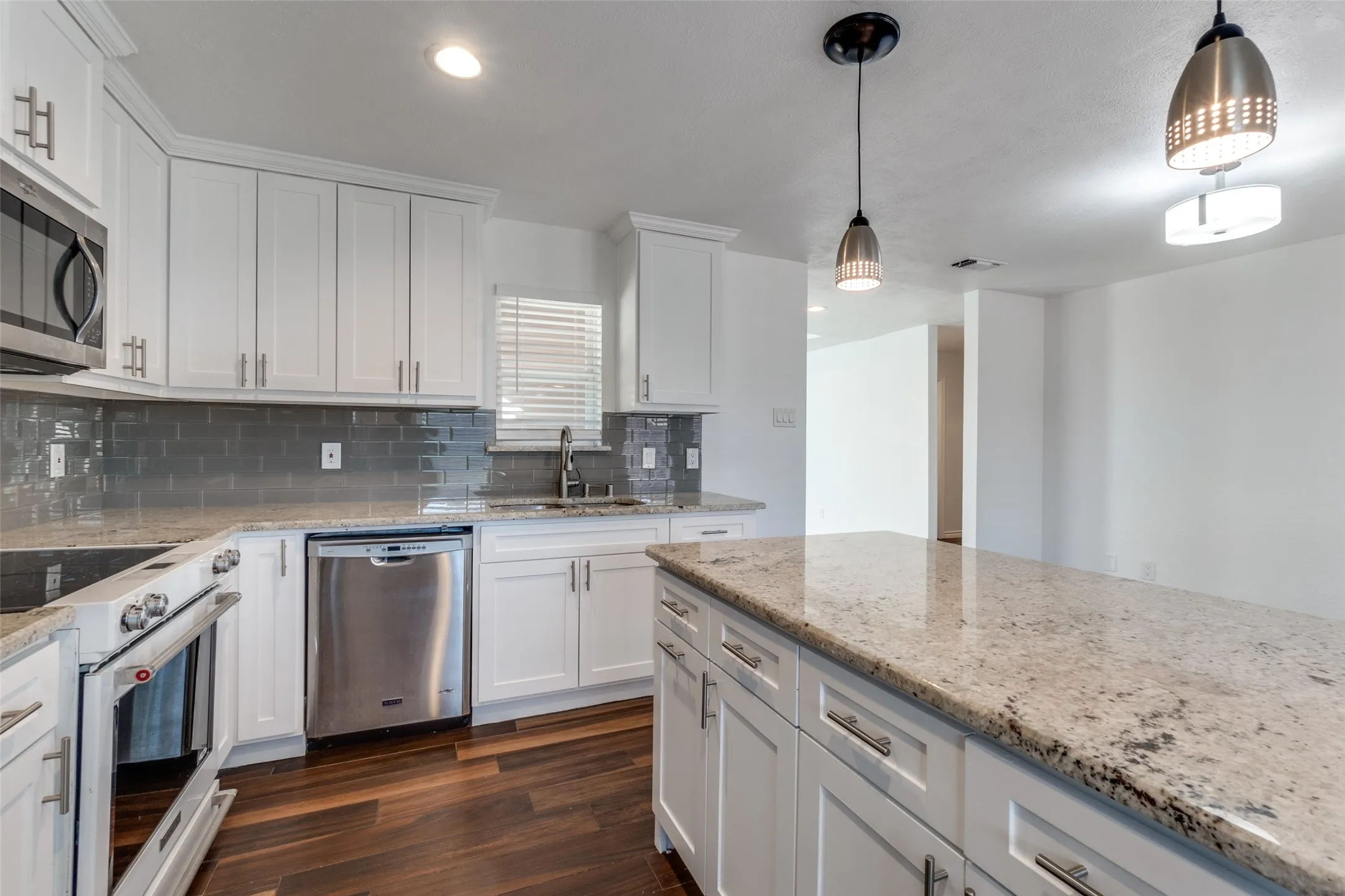 Unfurnished perspective of kitchen