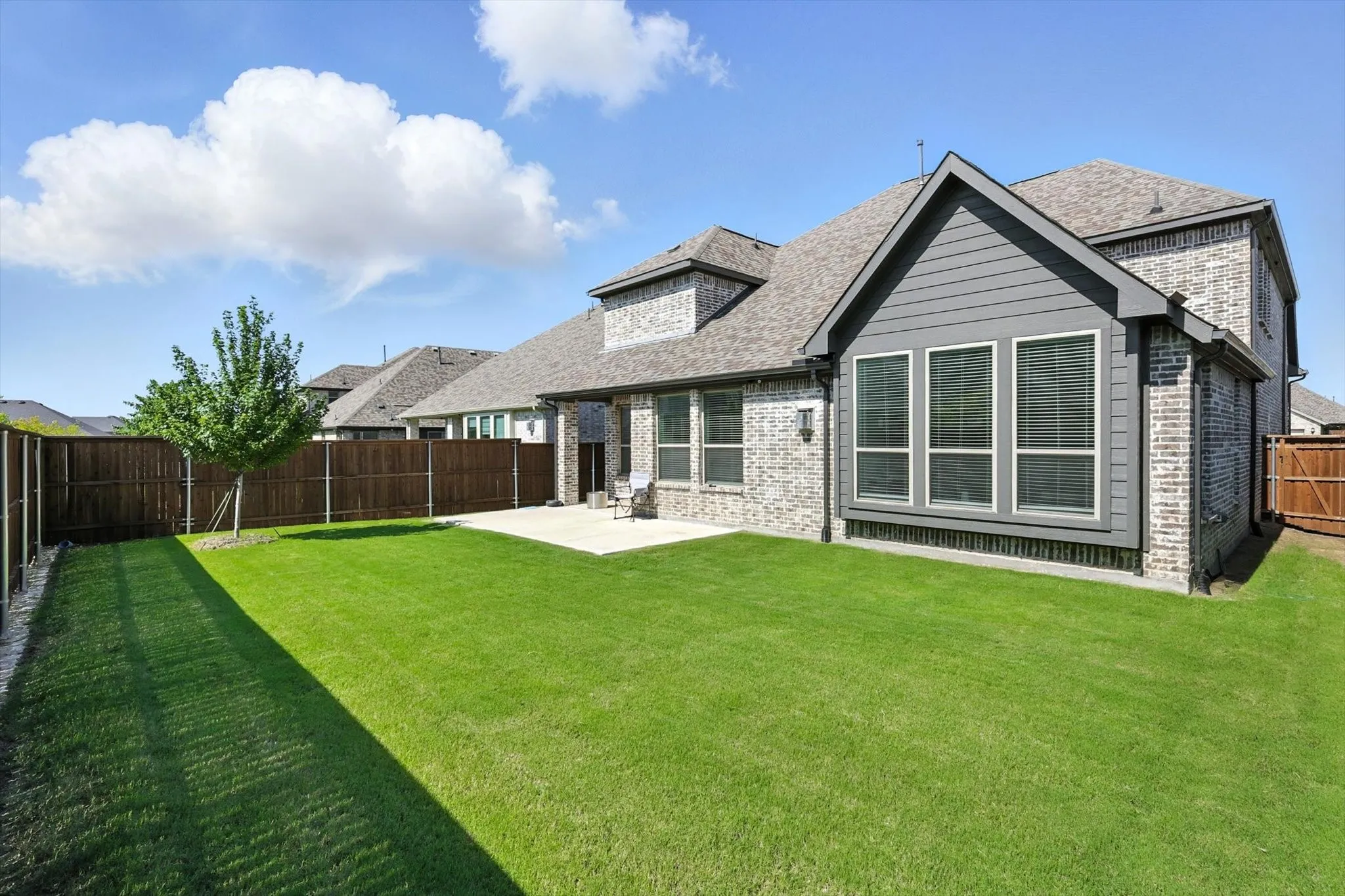Large Fenced Backyard